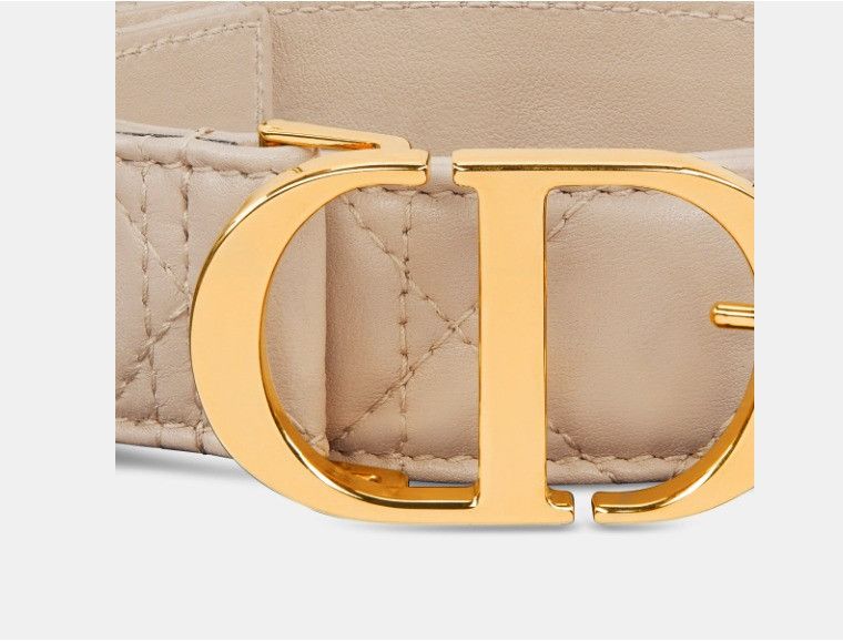Dior o1w1db10325 Size: OS / B0436U 30 Montaigne Belt in Beige Size ONE SIZE - 4 Thumbnail