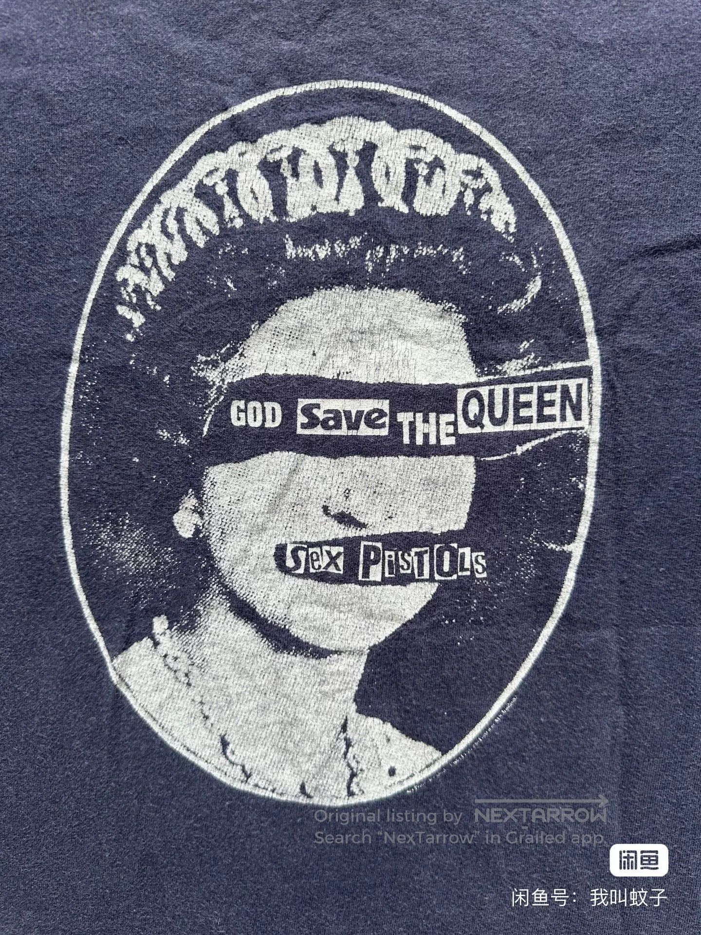 Vintage Vintage 90s Sex Pistols God Save Queen Tee. Size US M / EU 48-50 / 2 - 3 Thumbnail