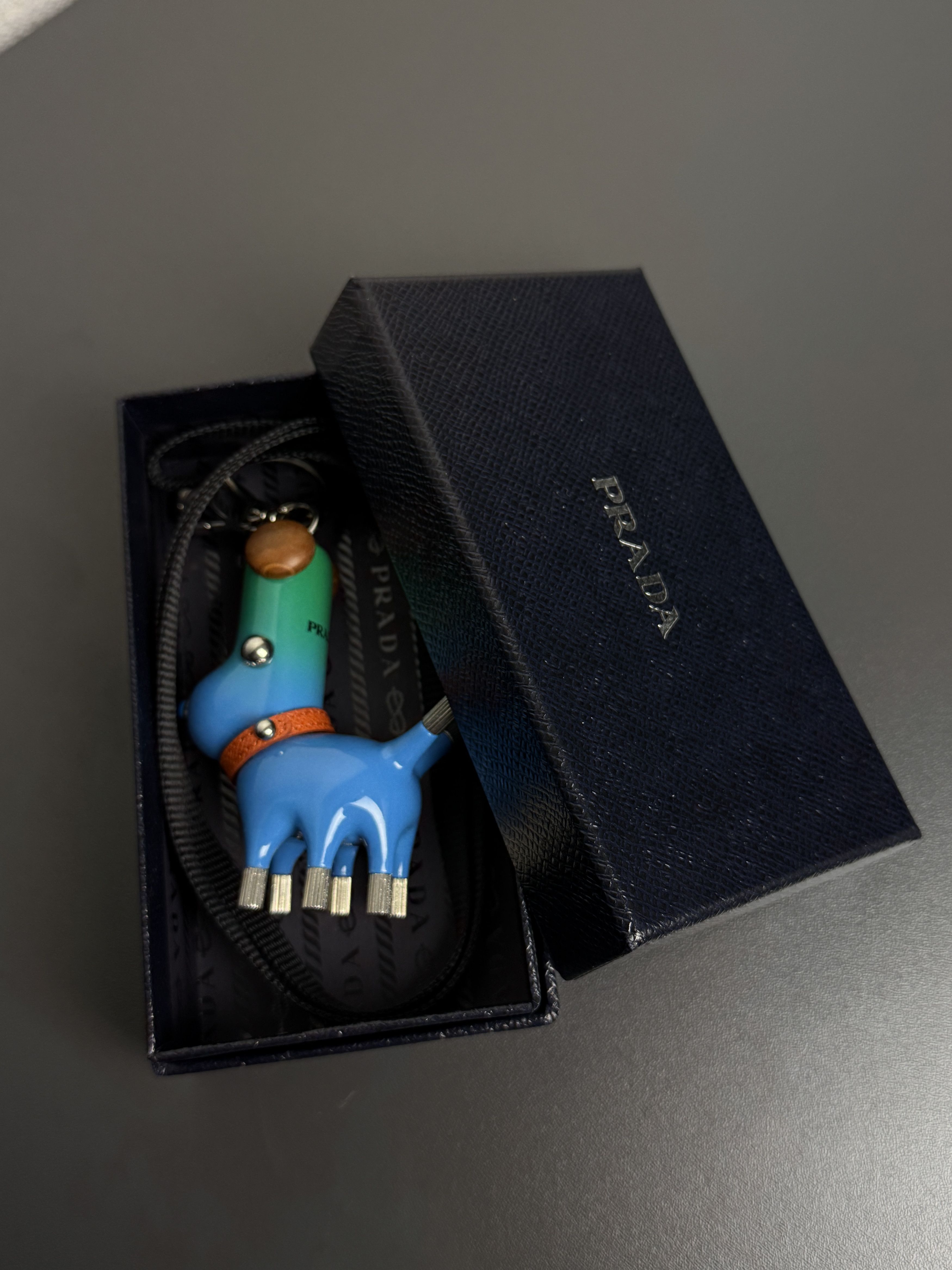 Prada Prada Trick robot dog bag charm keychain Size ONE SIZE - 8 Thumbnail