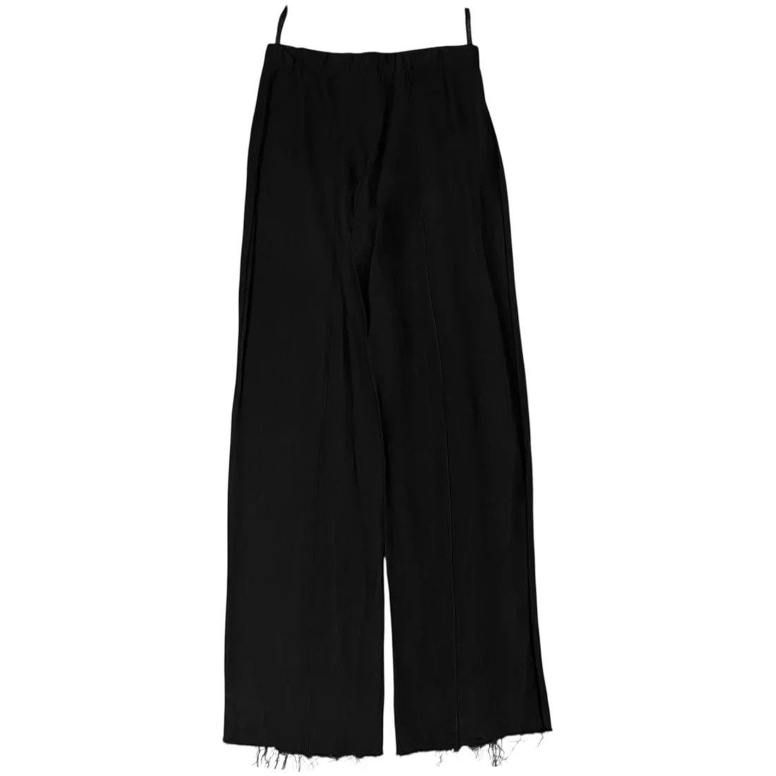 Maison Margiela Maison Martin Margiela Fringe Hem Viscose Trousers - AW05 Size US 29 - 3 Thumbnail