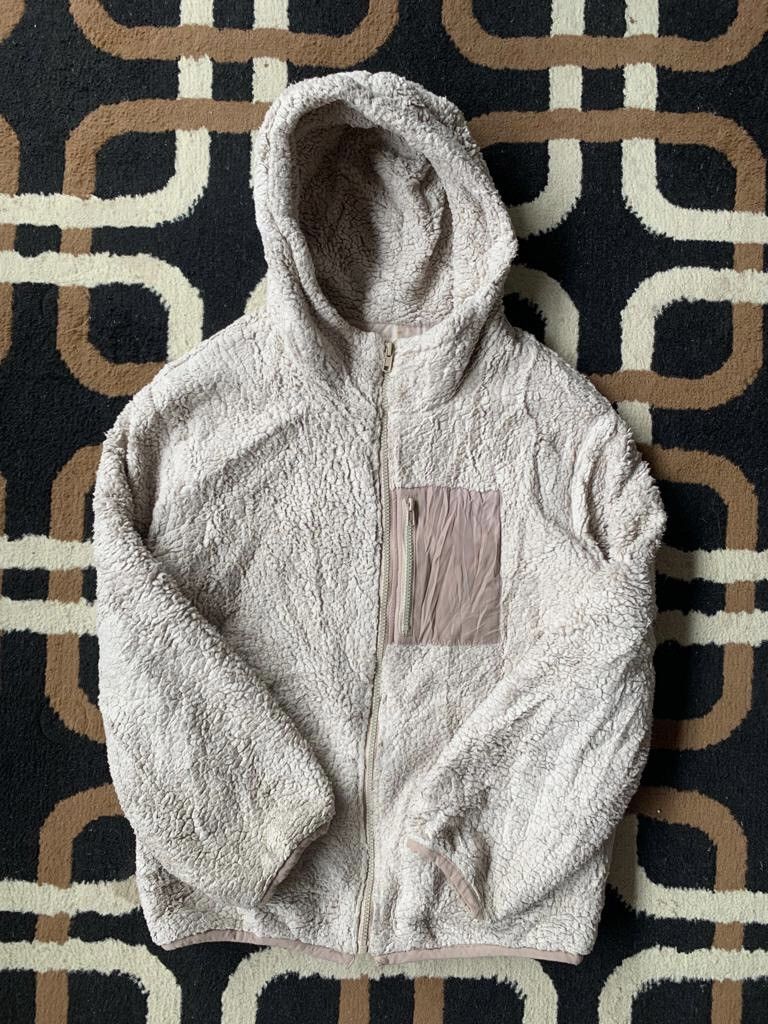 Japanese Brand GU deep Pile Fleece Zipper Jacket Size M / US 6-8 / IT 42-44 - 8 Thumbnail