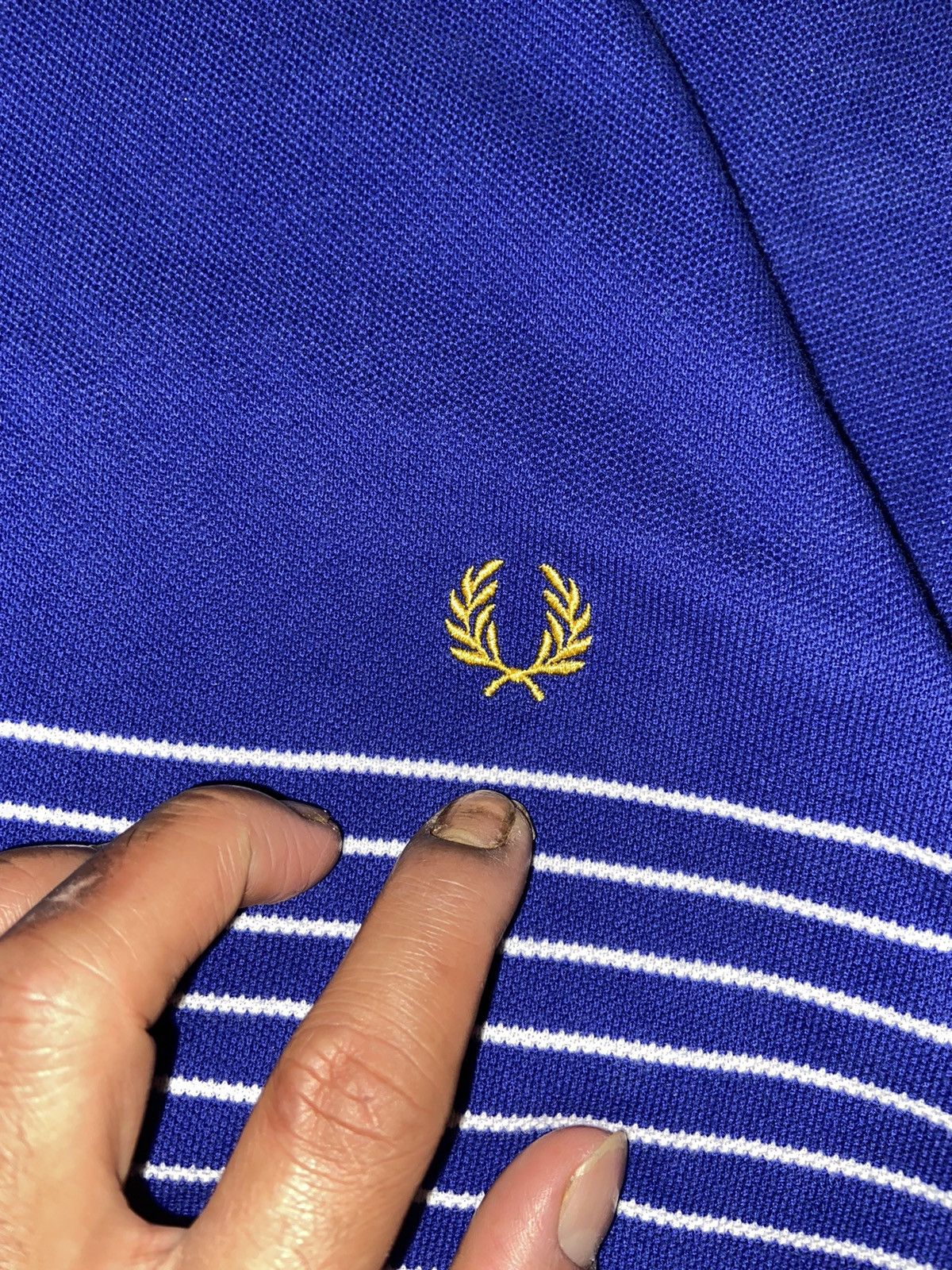 Fred Perry FRED PERRY STRIP POLO TEE Size US L / EU 52-54 / 3 - 3 Thumbnail