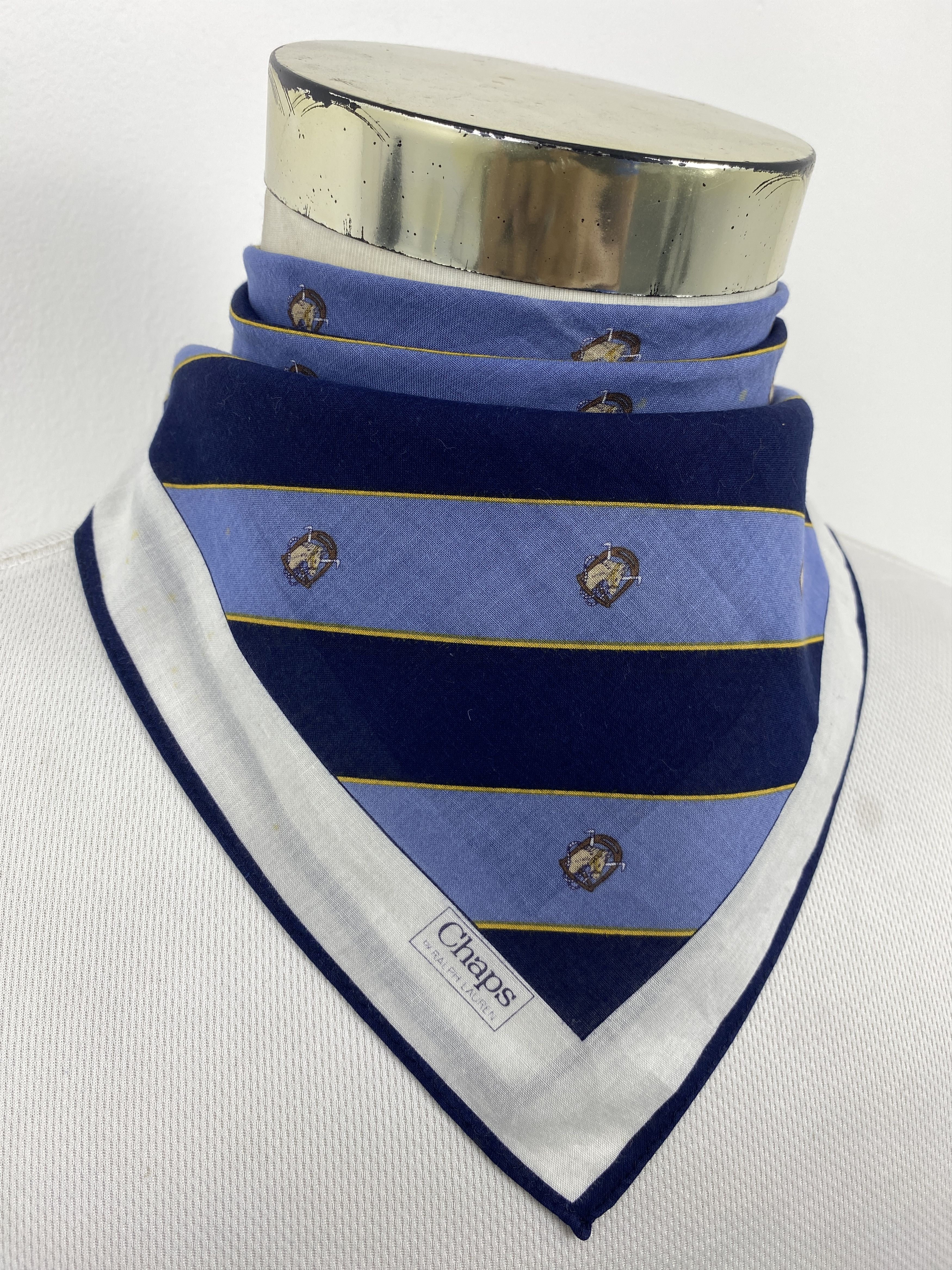 Chaps Ralph Lauren Vintage Chaps Ralph Lauren Handkerchief / Neckerchief KT0258 Size ONE SIZE - 2 Thumbnail