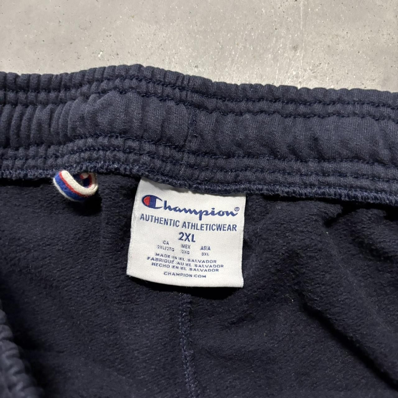 Japanese Brand × Vintage Crazy Vintage Y2K/2000s Baggy Faded Navy Blue Skater Essential Sweatpants! Size US 34 / EU 50 - 6 Thumbnail