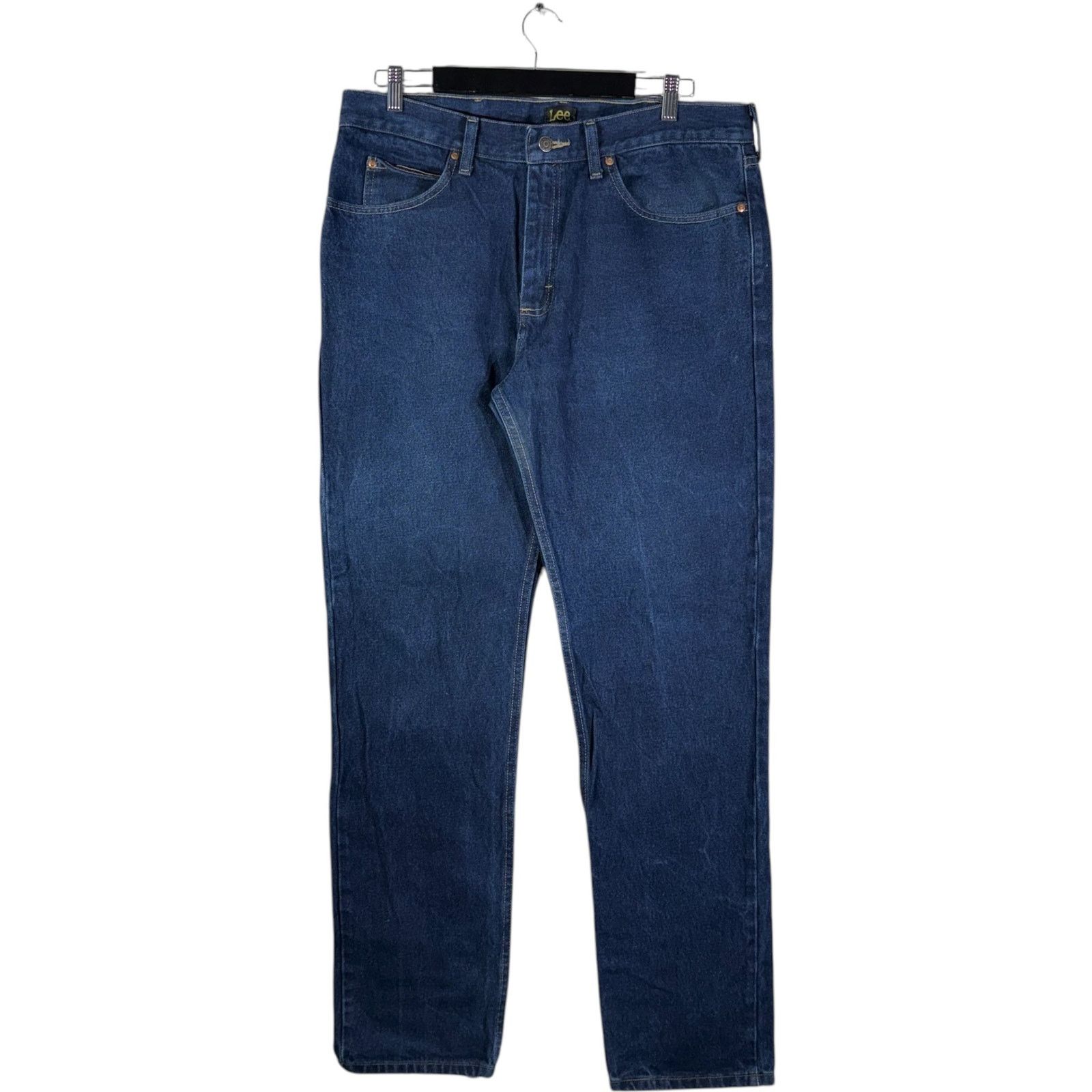 Lee Lee Regular Fit Denim Straight Leg Jeans 38x35 Size US 38 / EU 54 - 1 Thumbnail