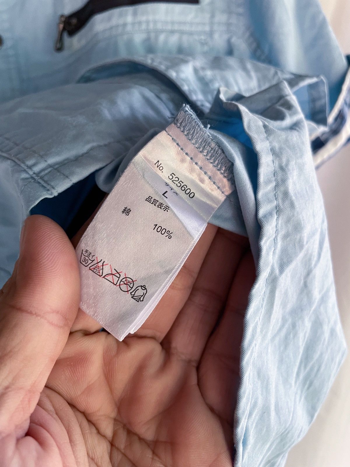 Le Grande Bleu (L.G.B.) JAPANESE UKNOWN BRAND BUTTON UP CASUAL SHIRT Size US M / EU 48-50 / 2 - 6 Thumbnail
