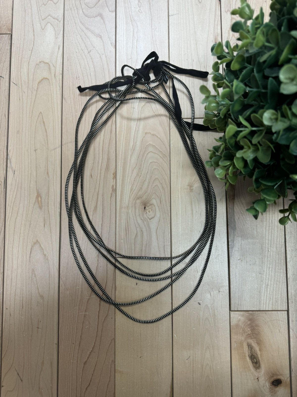 Ann Demeulemeester SS2010 Ann Demeulemeester Zipper Necklace Size ONE SIZE - 2 Thumbnail