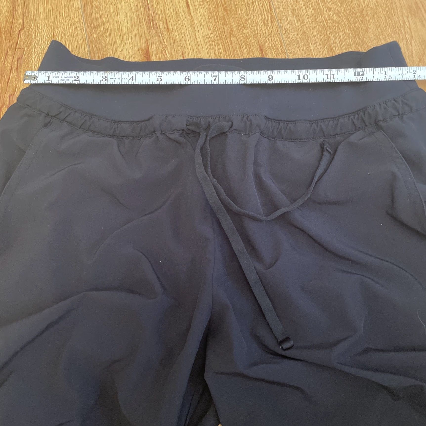 Athleta Athleta Womens Jogger Pants Attitude Pockets Drawstring Side Ruched Black Size 4, Activewear, Regular, Pants, Womens, Athleisure, Summer Size 27" / US 4 / IT 40 - 4 Thumbnail