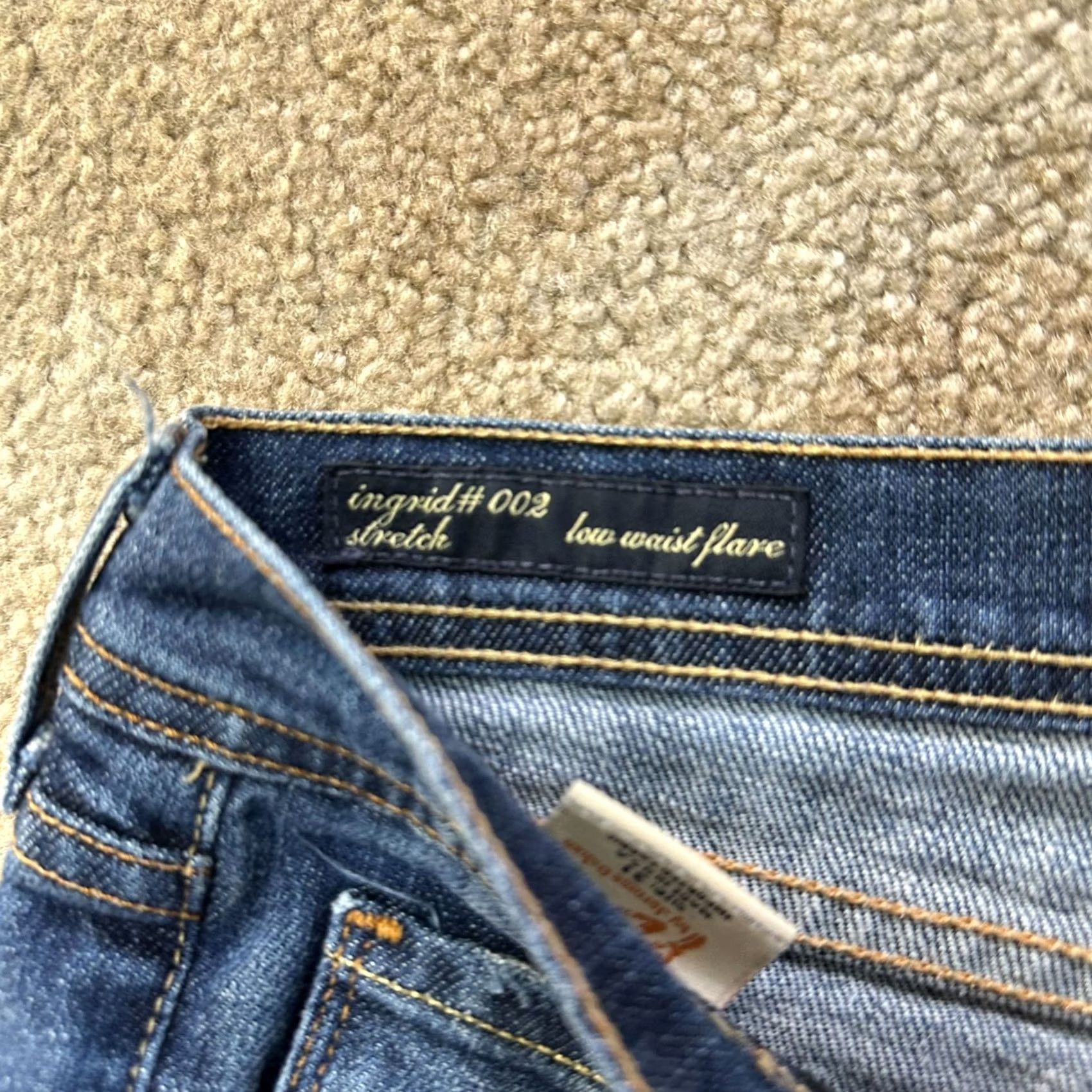 Citizens Of Humanity VINTAGE Citizens of Humanity Ingrid Flare Jeans Women 31 Blue Denim Size 24" / US 00 / IT 34 - 3 Thumbnail