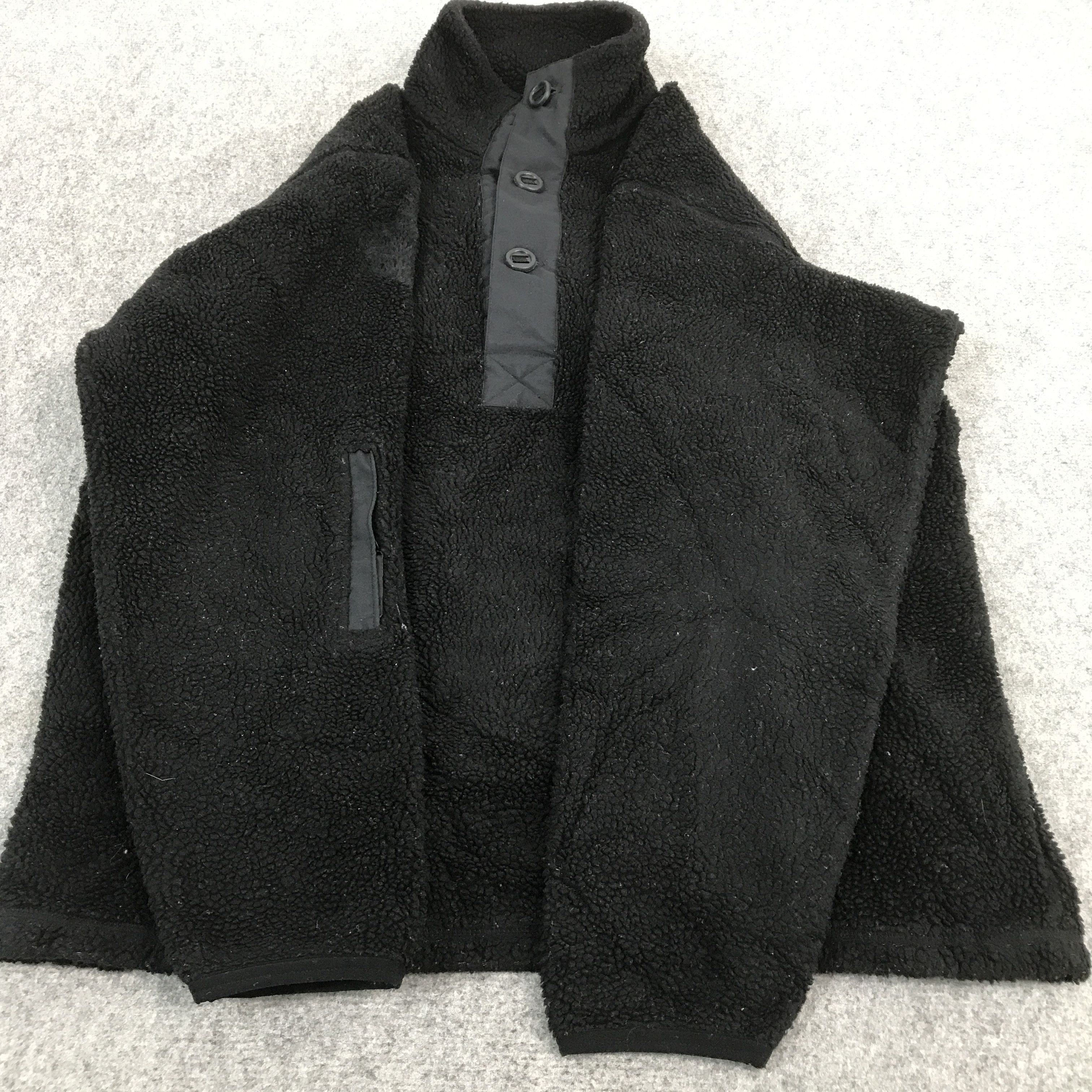 Nike × Nike ACG 2000s NIKE ACG SHERPA FLEECE HALF BUTTON JACKET Size US XL / EU 56 / 4 - 8 Thumbnail
