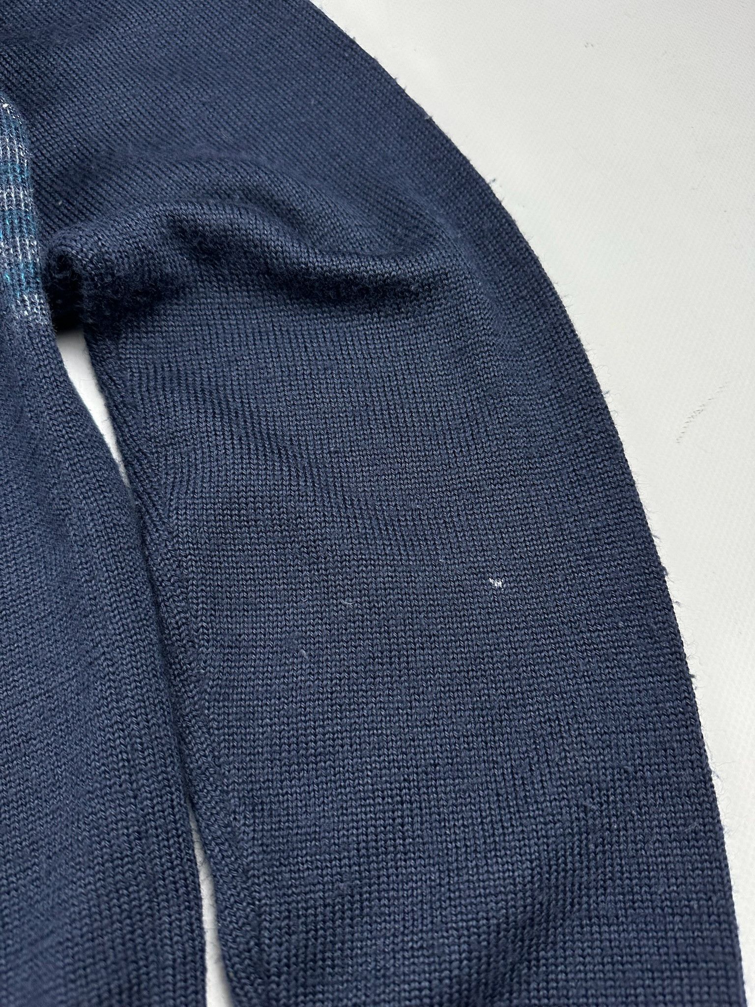 Vintage Navy/Blue YSL Sweater Big Logo YSL Sweatshirt Size US L / EU 52-54 / 3 - 7 Thumbnail