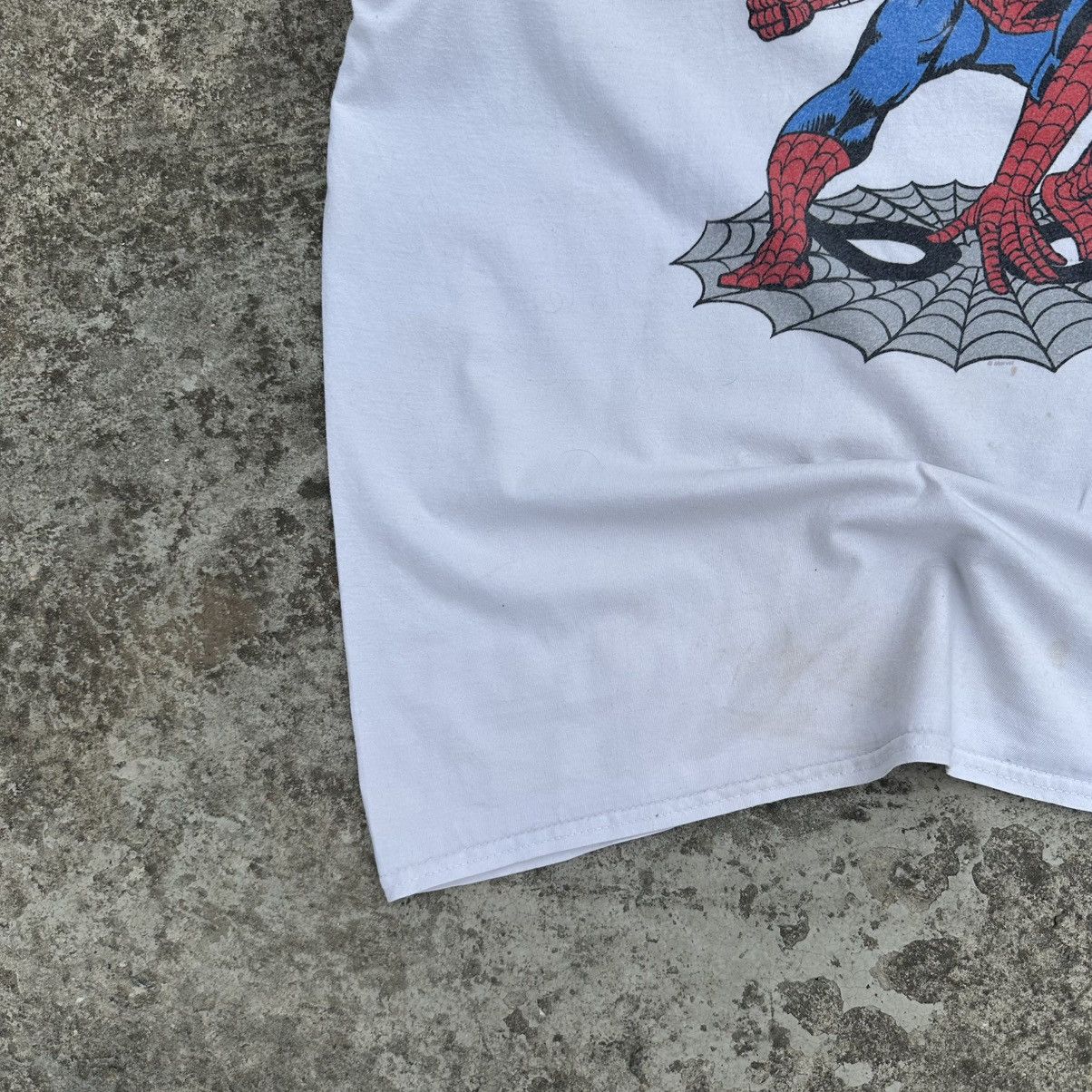 Marvel Comics × Vintage Vintage Adult The Amazing Spider Man T-shirts Big Logo Y2K Size US XL / EU 56 / 4 - 3 Thumbnail