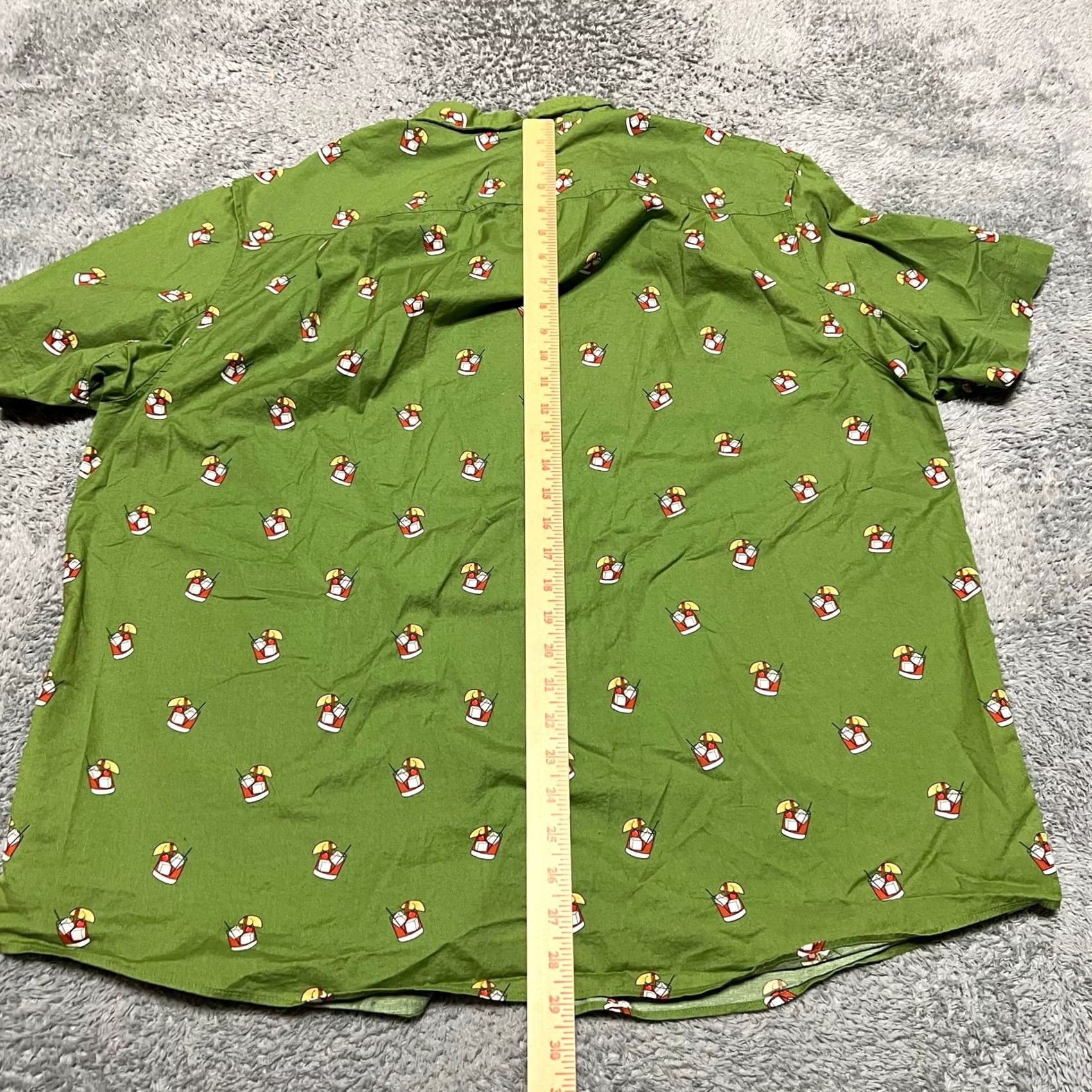 Duluth Trading Company Duluth Trading Shirt Mens XL Green Beergarden Untucked Relaxed All Over Print Shirt Size US XL / EU 56 / 4 - 6 Thumbnail
