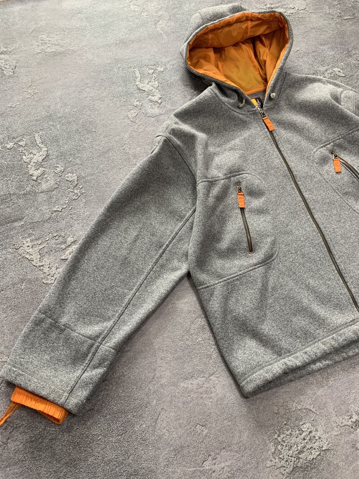 JET SET × Vintage Vintage JET SET The Wave Gray Ski Hoodie Men size 4/XL Size US XL / EU 56 / 4 - 4 Thumbnail