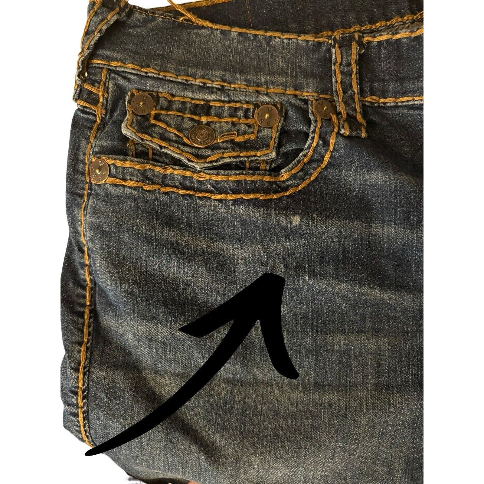 True Religion True Religion Geno Super T Jeans Relaxed Y2K Vintage Size US 40 / EU 56 - 8 Thumbnail