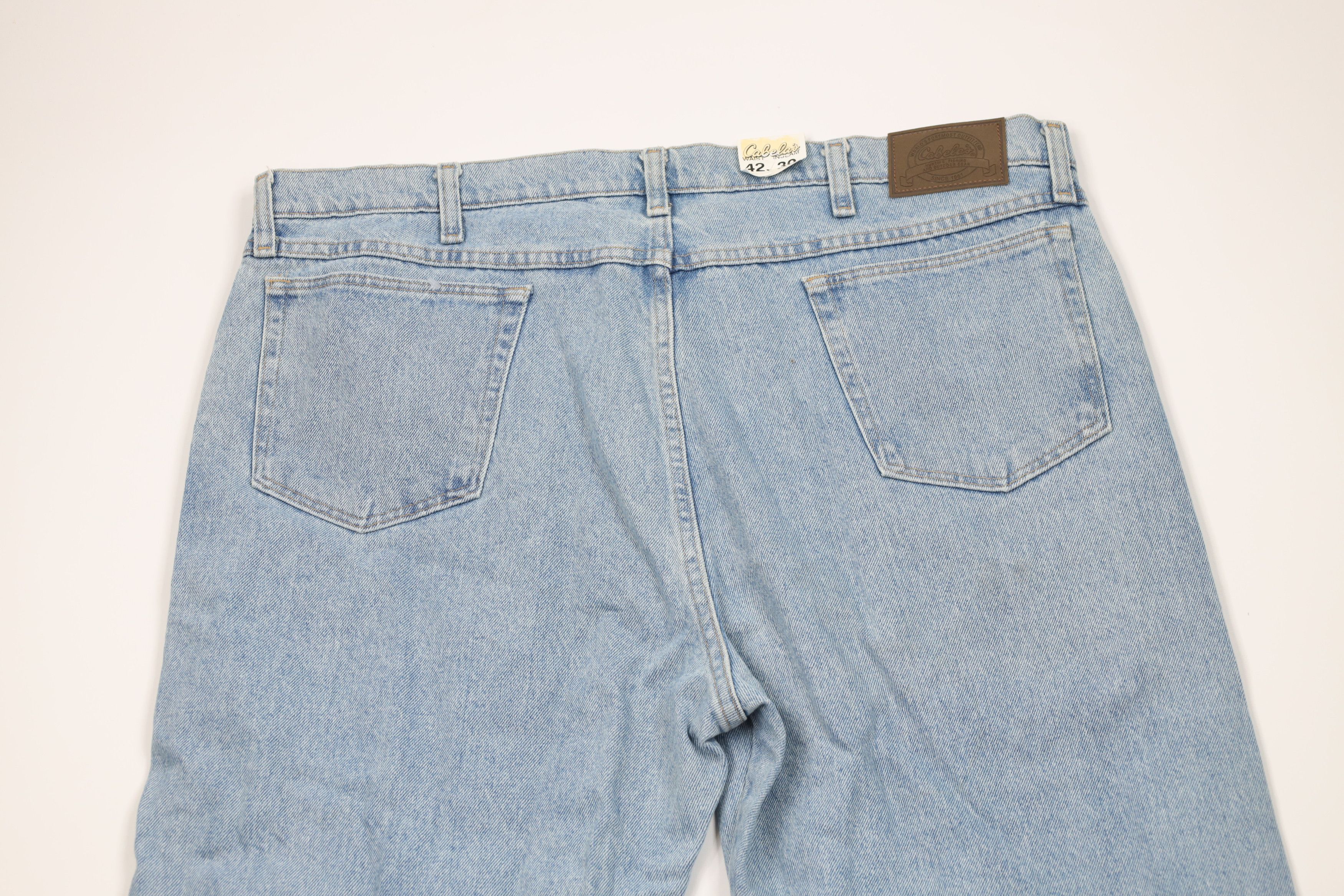 Cabelas Deadstock Vintage Y2K Cabelas Fit Wide Leg Denim Jeans Blue Size US 42 / EU 58 - 11 Thumbnail