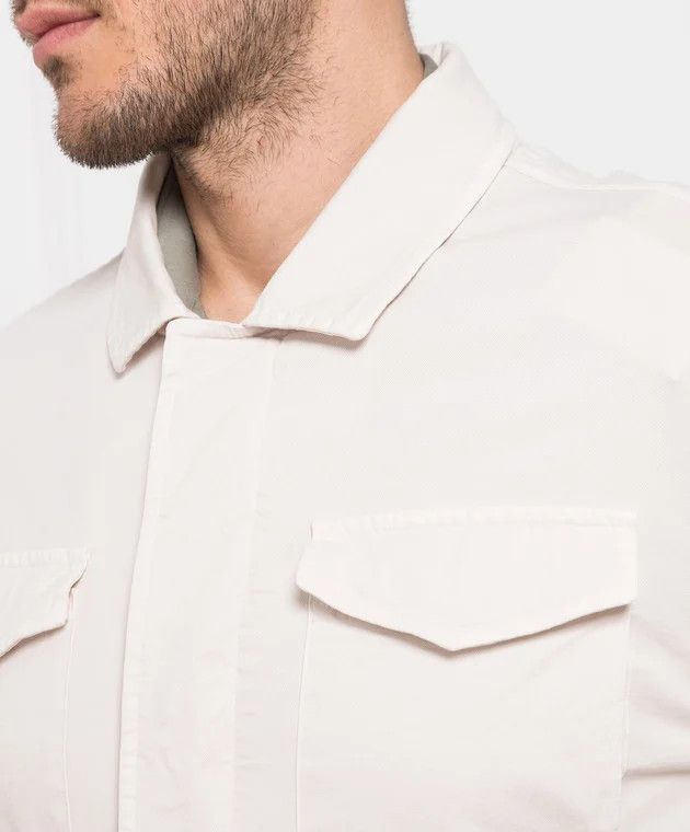 Brunello Cucinelli o1y0526 Safari Jacket in Ivory Size US M / EU 48-50 / 2 - 2 Thumbnail