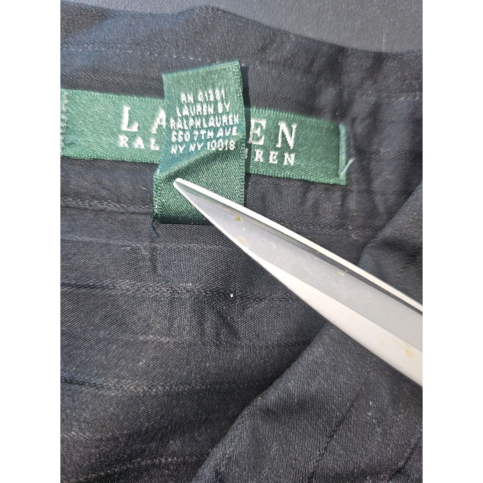 Lauren Ralph Lauren LAUREN Ralph Lauren Button Down Top XL Semi-sheer Black Size XL / US 12-14 / IT 48-50 - 7 Thumbnail