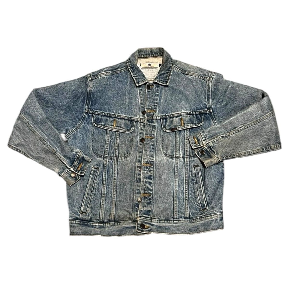 Lee Vintage Harley Davidson Lee Light Wash Jean Jacket Size US M / EU 48-50 / 2 - 2 Thumbnail