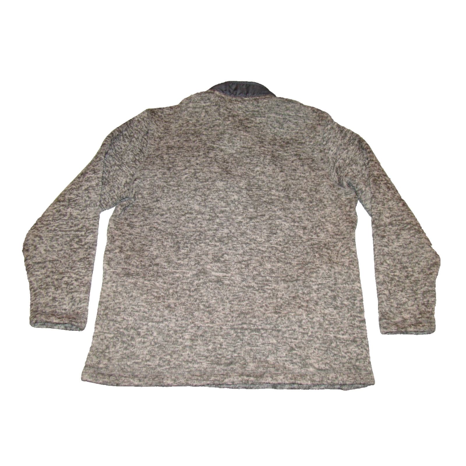 Eddie Bauer Eddie Bauer Mens Small 1/4 Zip Mock Neck Gray Fleece Sweater Size US S / EU 44-46 / 1 - 8 Thumbnail