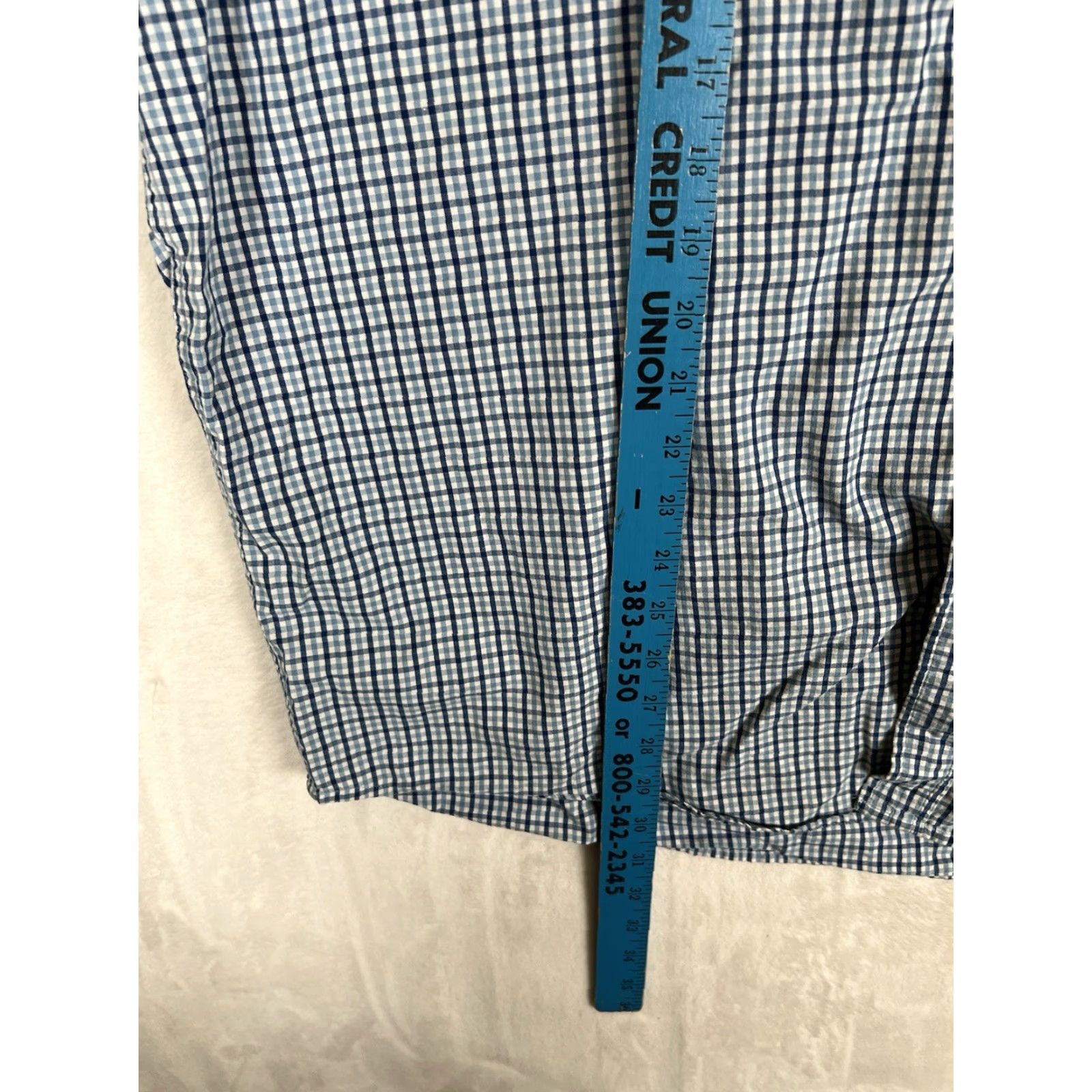 Ralph Lauren VINTAGE Ralph Lauren Jeans Co Short Sleeve Plaid Button Up Shirt XL Blue Mens Casual 90s Retro Classic Size US XL / EU 56 / 4 - 5 Thumbnail