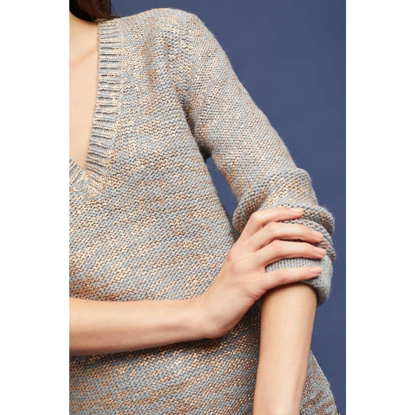 Anthropologie Anthropologie Maggie Pullover By Seen Worn Kept $198 Gray Size S / US 4 / IT 40 - 2 Thumbnail