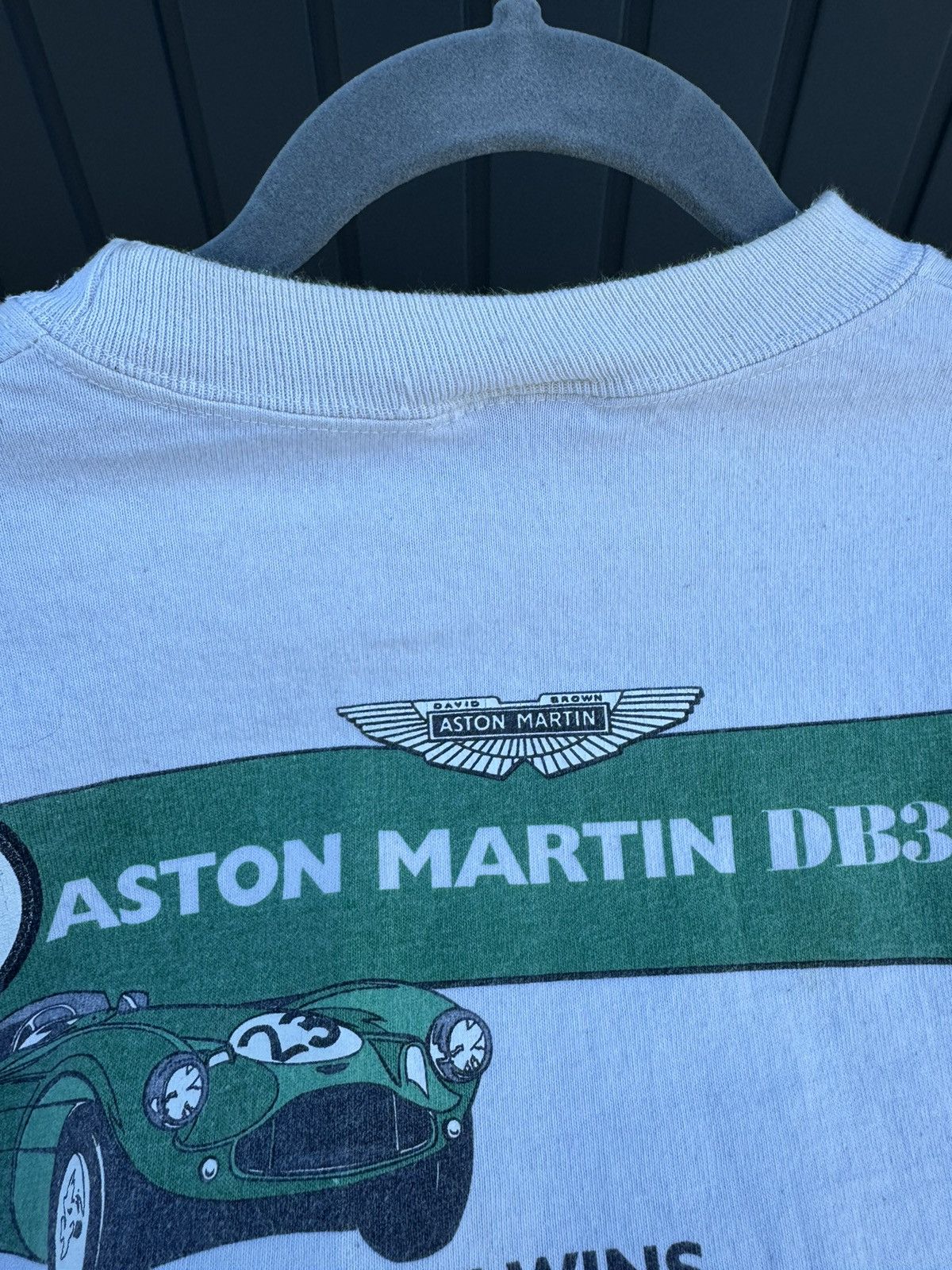 Ford Aston Martin 90s Vintage David Brown Racing Tee Streetwear Size US XL / EU 56 / 4 - 14 Thumbnail