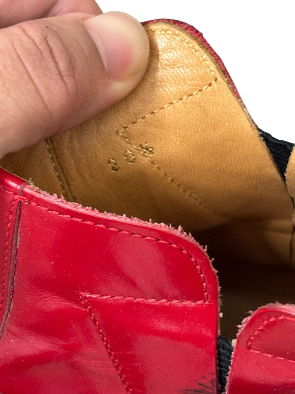Comme des Garcons Homme Plus AW00 studded red pull on boots Size US 8 / EU 41 - 7 Thumbnail