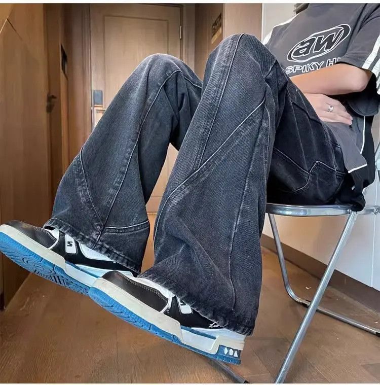 Japanese Brand Straight washed casual jeans Size US 32 / EU 48 - 4 Thumbnail