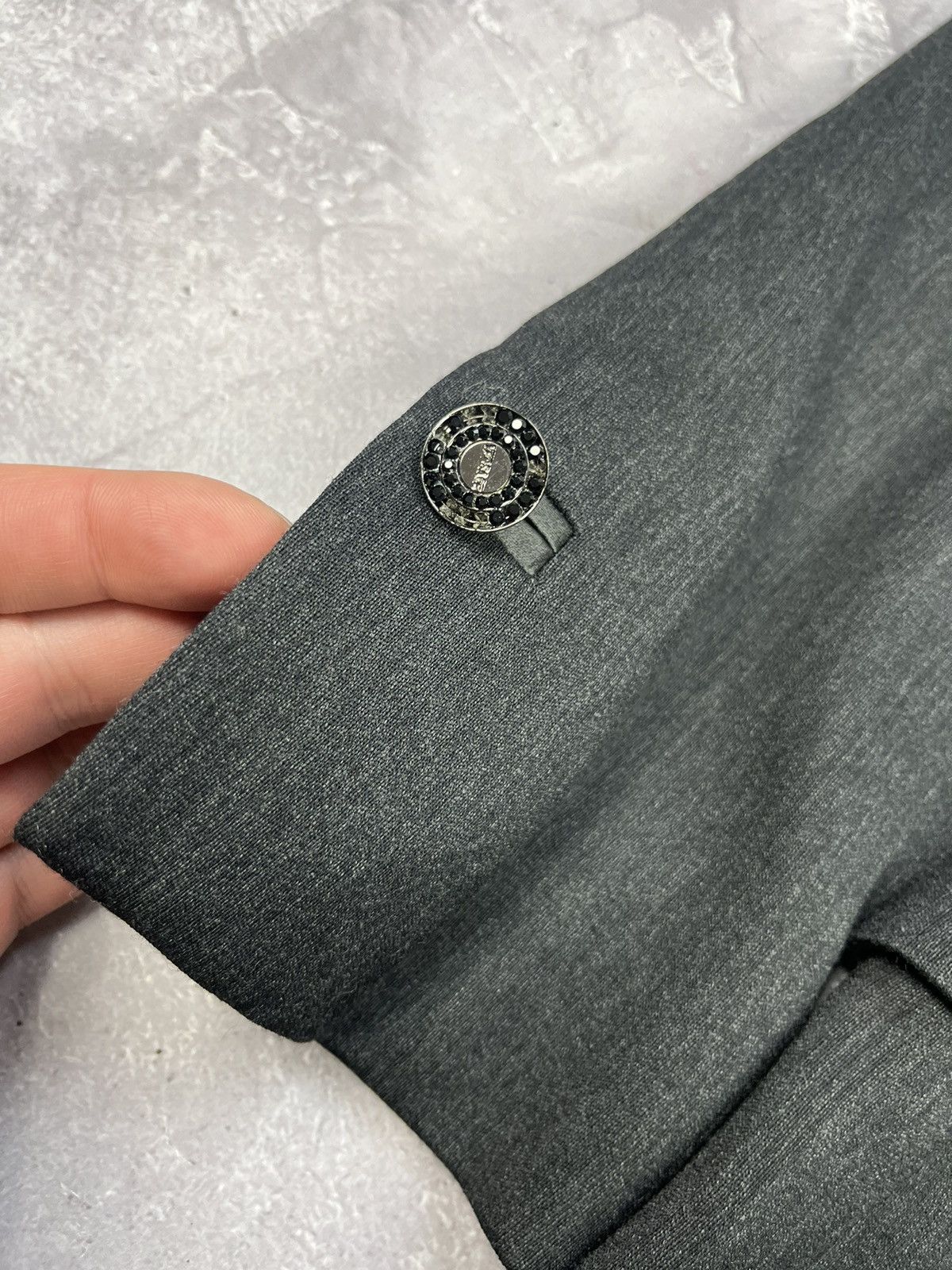 Versace Gianni Versace Wool/Silk Womens Vintage Suit Jacket Skirt Size M / US 6-8 / IT 42-44 - 4 Thumbnail