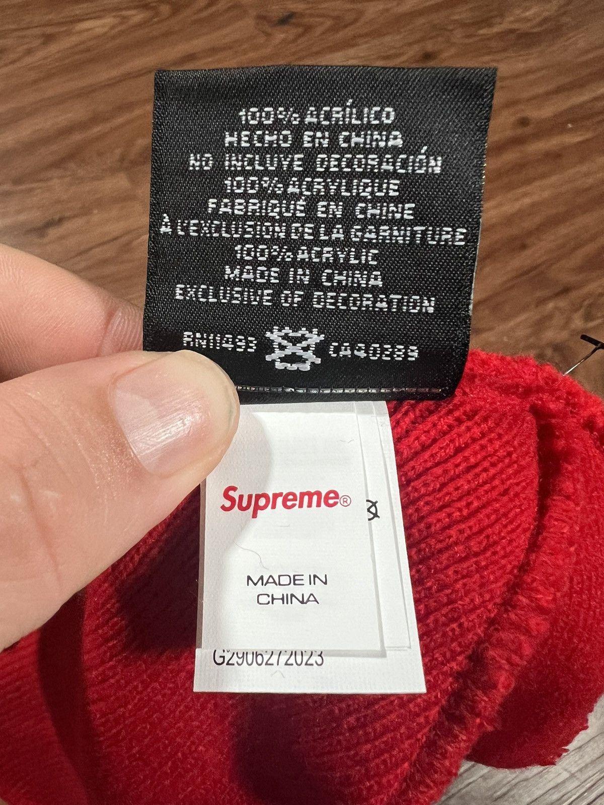 Hypebeast × Supreme Supreme Box Logo Beanie Size ONE SIZE - 3 Thumbnail
