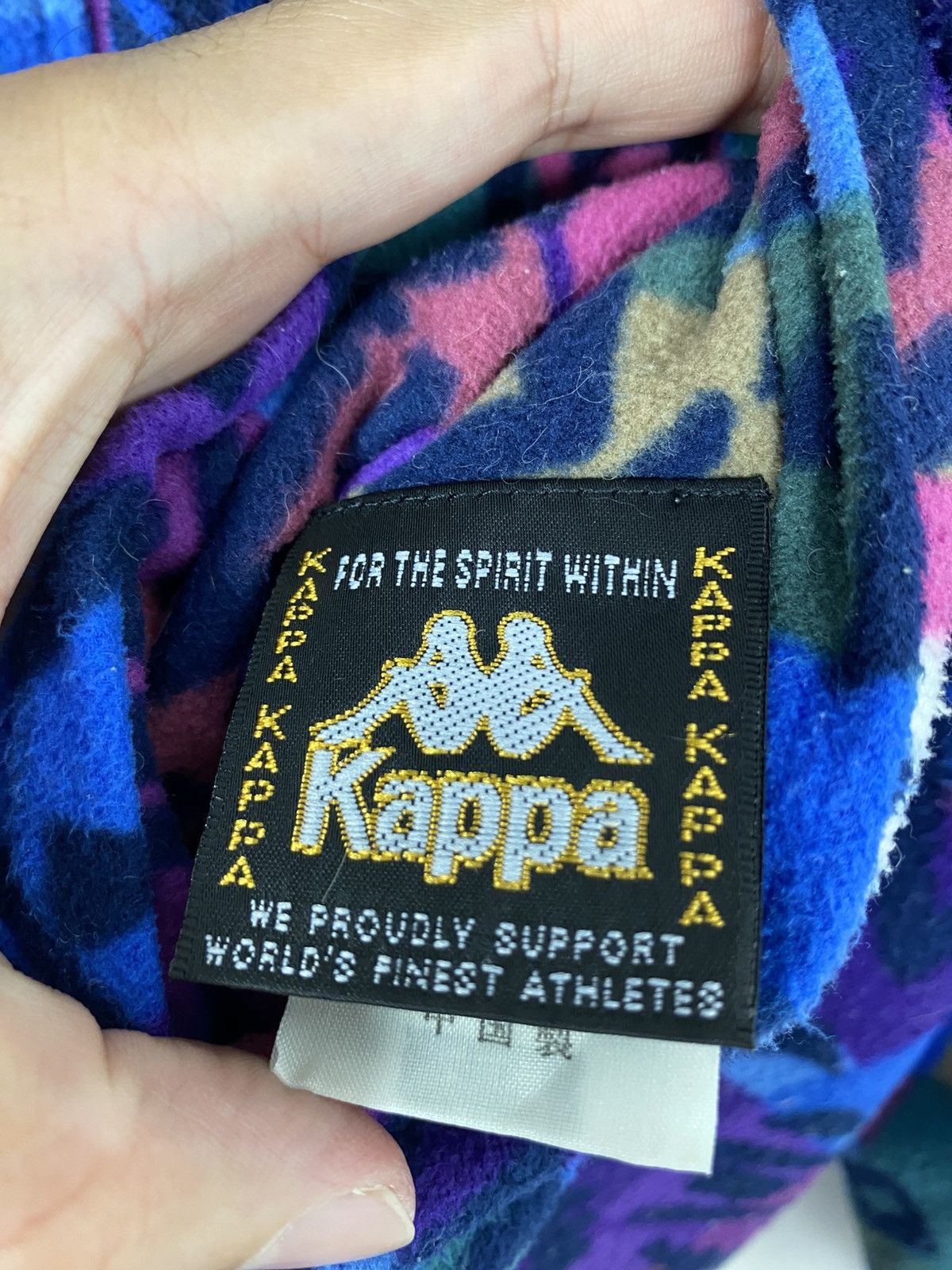 Kappa Rare‼️ Vtg 90s Kappa Reversible Track Jacket Fleece Lining Size US M / EU 48-50 / 2 - 12 Thumbnail