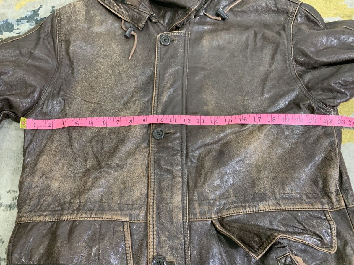 U.S. Polo Assn. Vintage Us Polo Parka leather Jacket Distressed Size US L / EU 52-54 / 3 - 8 Thumbnail