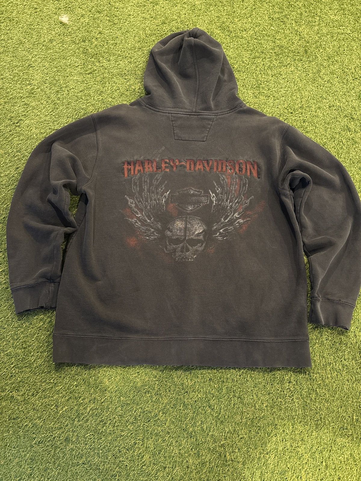 Harley Davidson Vintage harley davidson skull hoodie size large Size US L / EU 52-54 / 3 - 1 Thumbnail