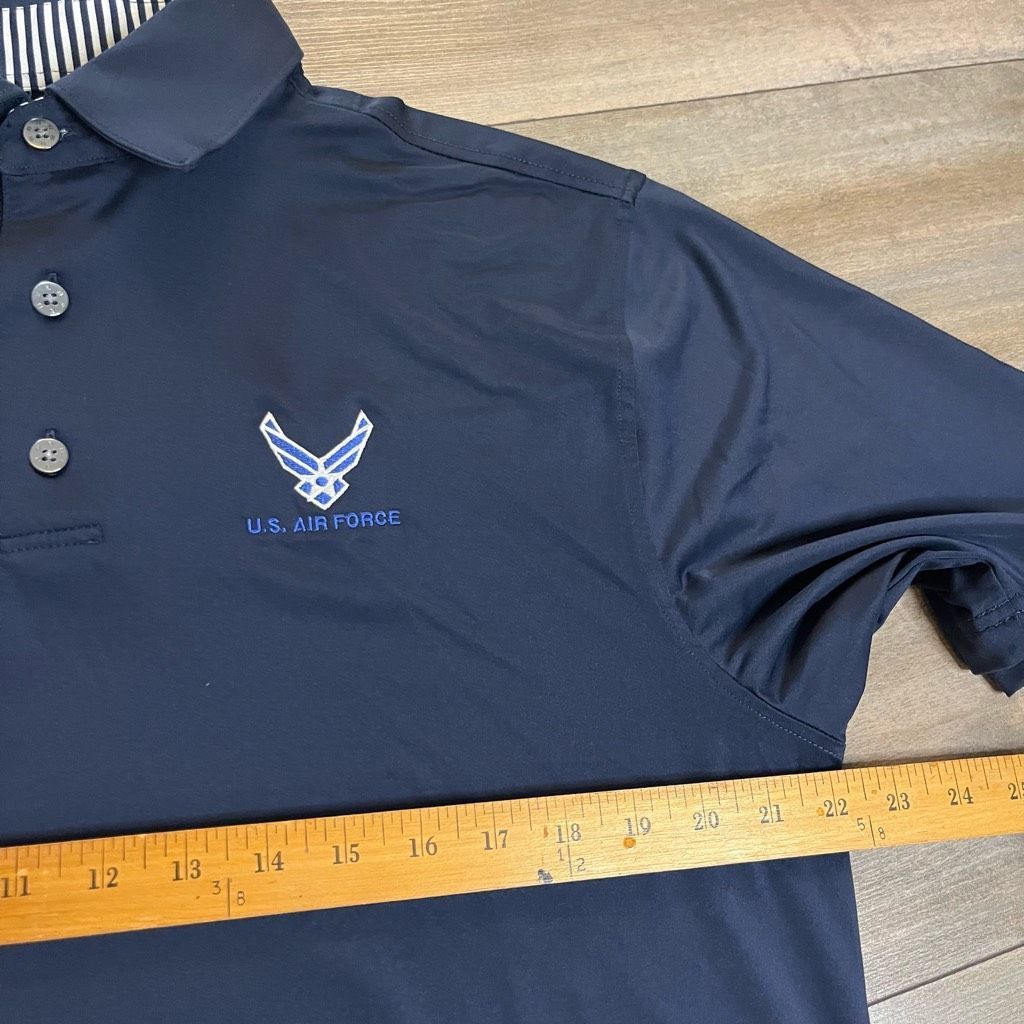 Footjoy FootJoy Air Force Navy Athletic Workout Golf Polo Men Medium Size US M / EU 48-50 / 2 - 5 Thumbnail