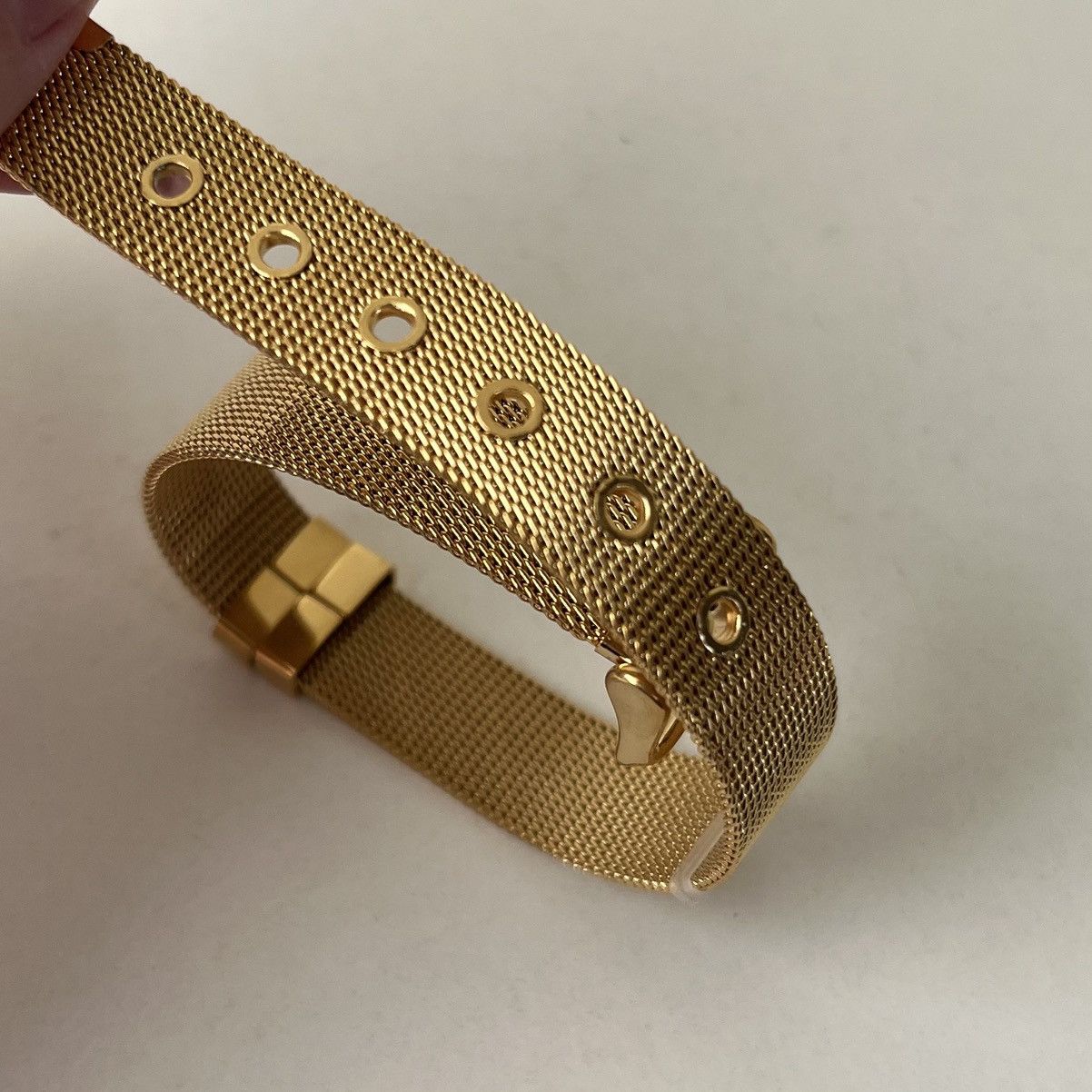 Jewelry Gold belt buckle bracelet Size ONE SIZE - 8 Thumbnail