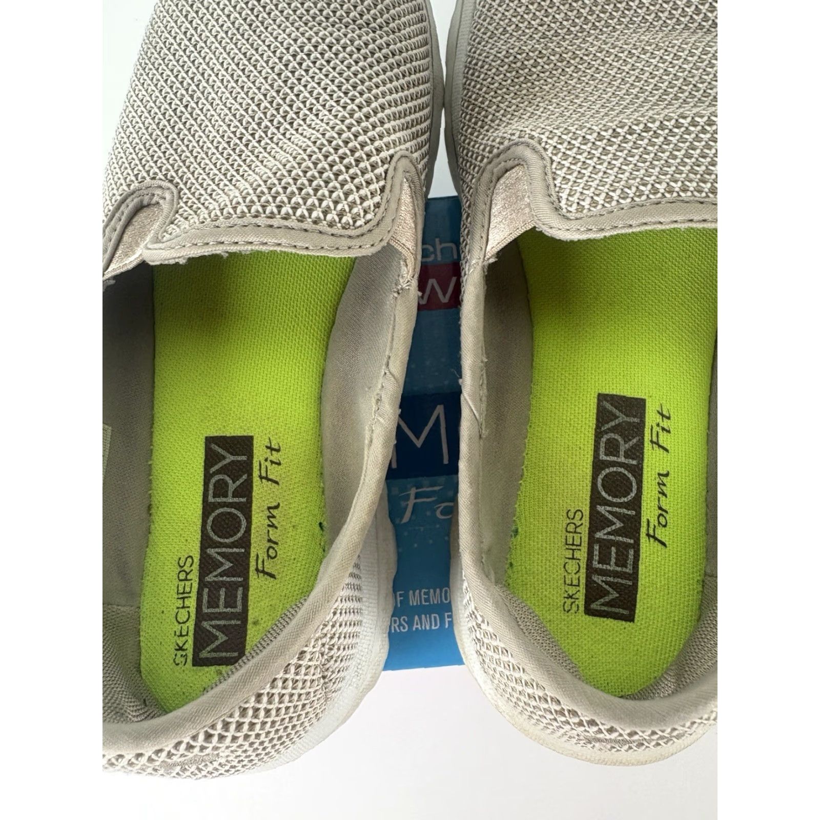 SKECHERS Skechers Slip On Sneakers Womens 7.5M Memory Form Fit Go Walk Dazzle Taupe Beige Footwear Sports Size US 8 / IT 38 - 4 Thumbnail