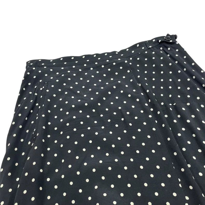 Yohji Yamamoto Yohji Yamamoto size 1 Asymmetric silk polka-dot skirt Size 25" / US 0 / IT 36 - 3 Thumbnail