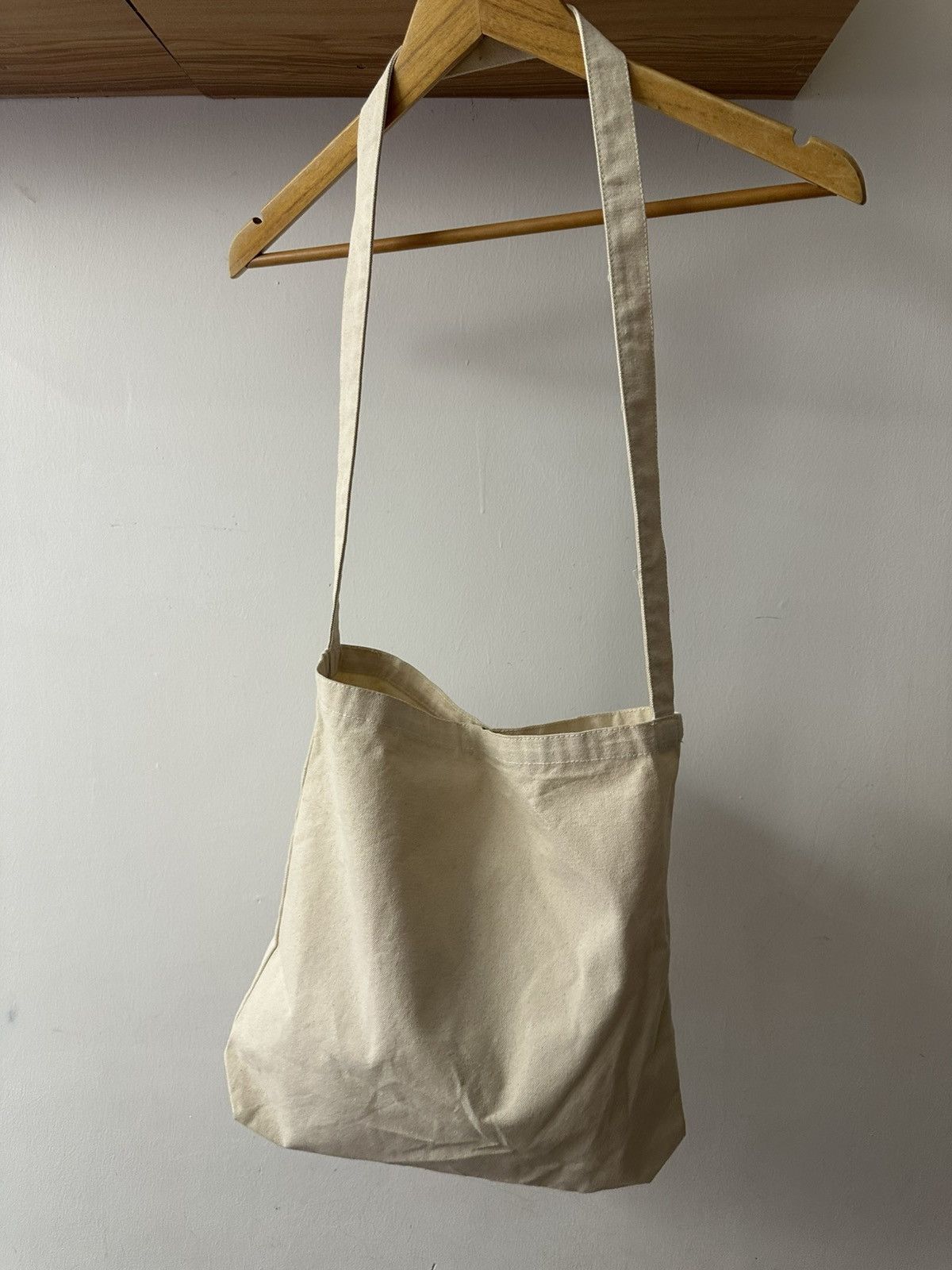 CABANE de ZUCCa × Issey Miyake Zucca By Issey Miyake Heavy Cotton Recycle Shoulder Bag Size ONE SIZE - 4 Thumbnail