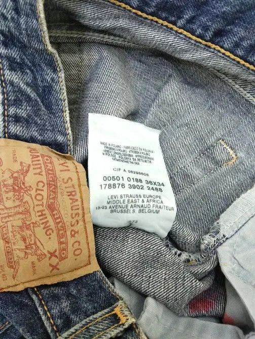 Levi's Vintage Levi's 501 Distressed Jeans 34x34 Size US 34 / EU 50 - 8 Thumbnail