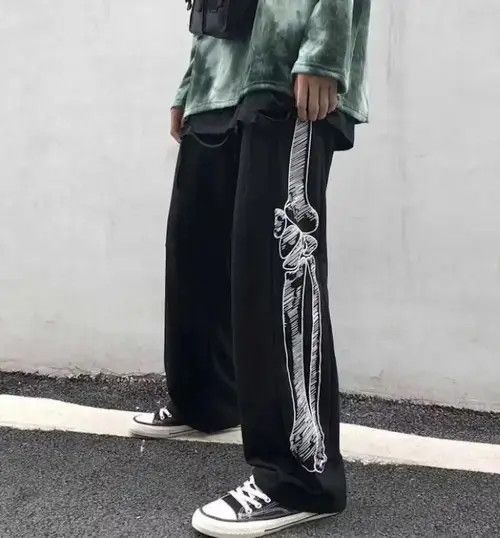 Japanese Brand × Vintage skeleton sweatpants japanese style vintage Size US 32 / EU 48 - 4 Thumbnail