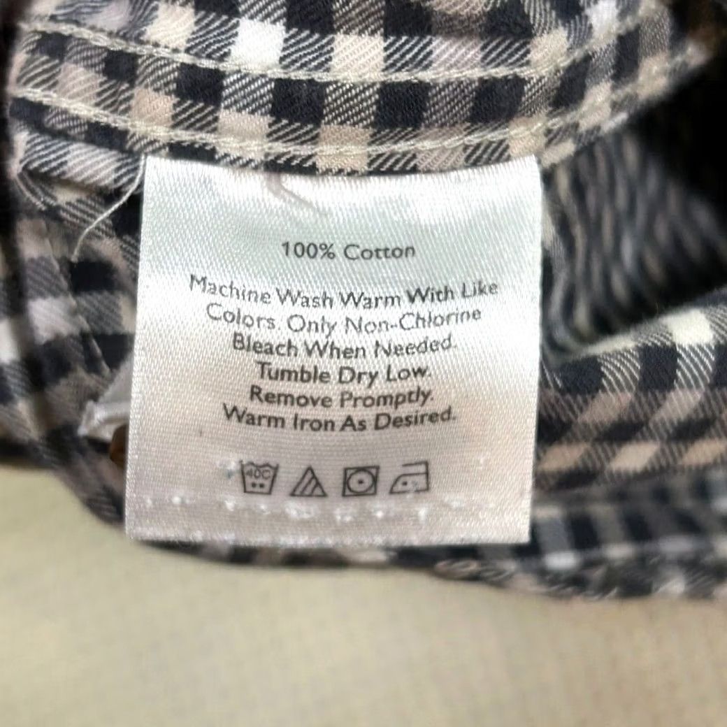 Eddie Bauer Eddie Bauer Shirt Mens Medium Long Sleeve Button Down Relaxed Fit Gingham Check Size US M / EU 48-50 / 2 - 6 Thumbnail