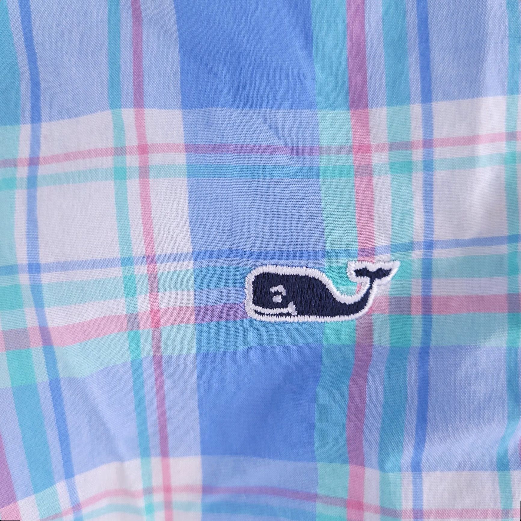 Vineyard Vines Vineyard Vines Shirt Mens 2XL Slim Fit Long Sleeve Plaid Check Whale Shirt Button-Up Size US XXL / EU 58 / 5 - 2 Thumbnail