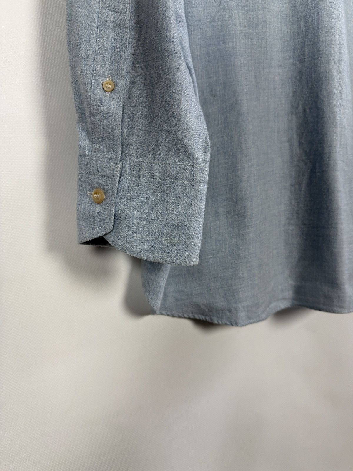 Other BRULI Swiss Made Long Sleeve Shirt Button Up Cotton / Wool Size US XL / EU 56 / 4 - 16 Thumbnail