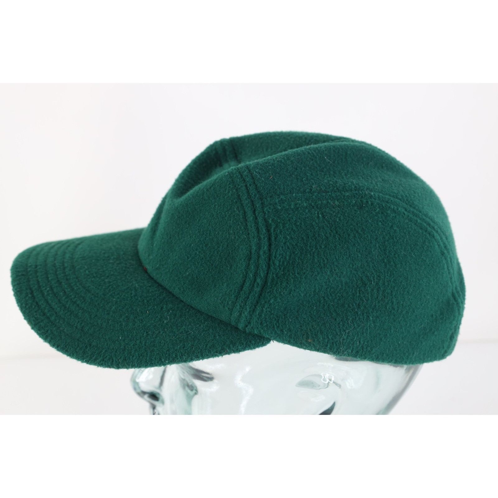 Vintage Vintage 90s Streetwear Blank Fleece 5 Panel Buckle Hat Size ONE SIZE - 2 Thumbnail