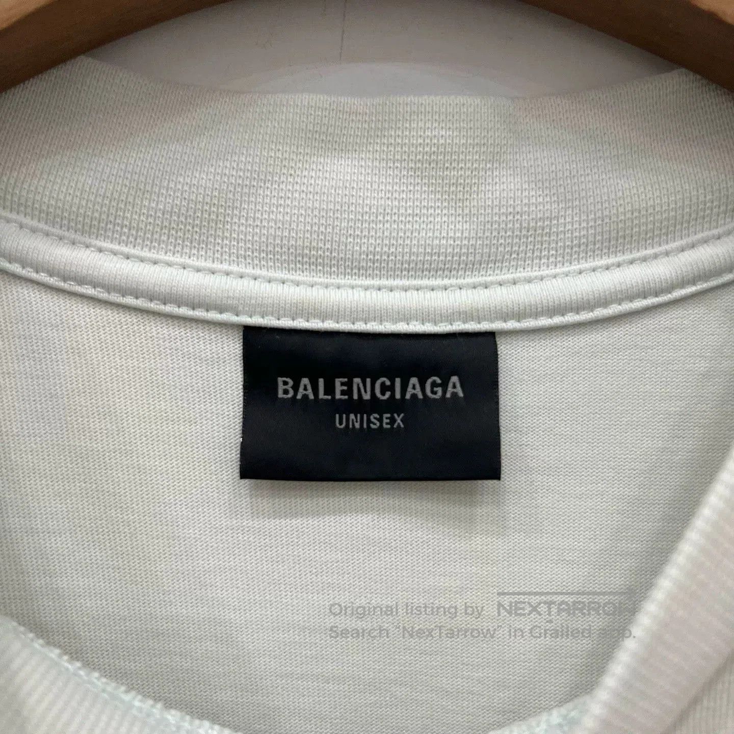 Balenciaga Balenciaga Bitcoin Distressed Short Sleeve. Size US L / EU 52-54 / 3 - 4 Thumbnail