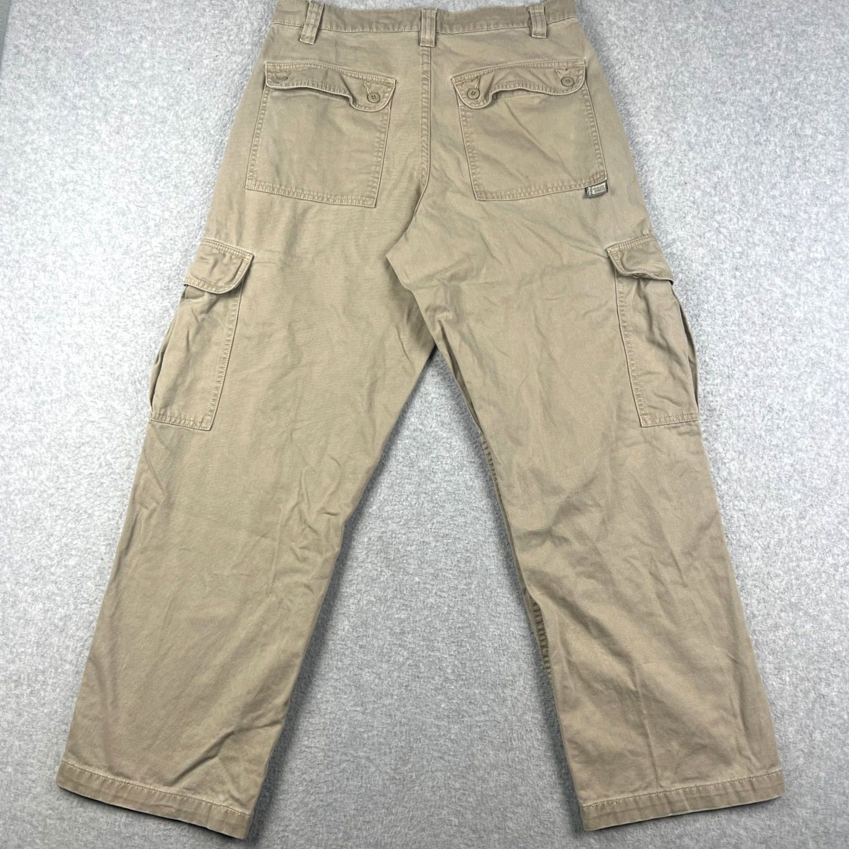 Levi's VINTAGE Levi's SilverTab Cargo Pants 31x32 Beige Mens 90s Y2K Loose Baggy Wide Leg Size US 31 - 2 Thumbnail