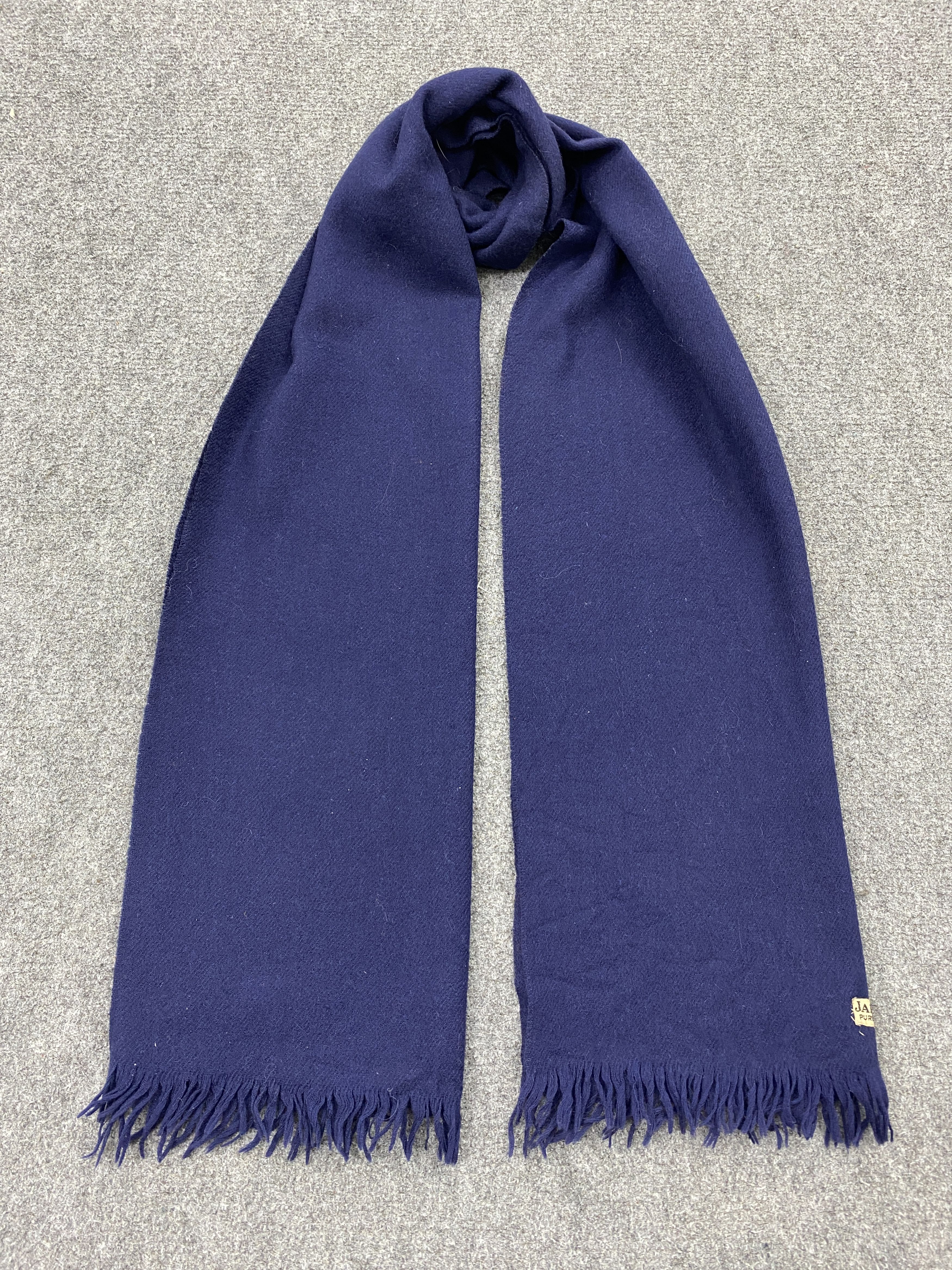 Jaeger Vintage Jaeger Wool Scarf / Muffler / Neckwear - SC0032 Size ONE SIZE - 2 Thumbnail