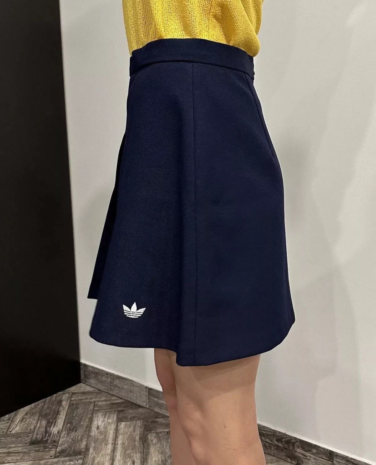 Adidas × Vintage Vintage 1980s Adidas Made in West Germany Blue Skirt Size 26" / US 2 / IT 38 - 7 Thumbnail