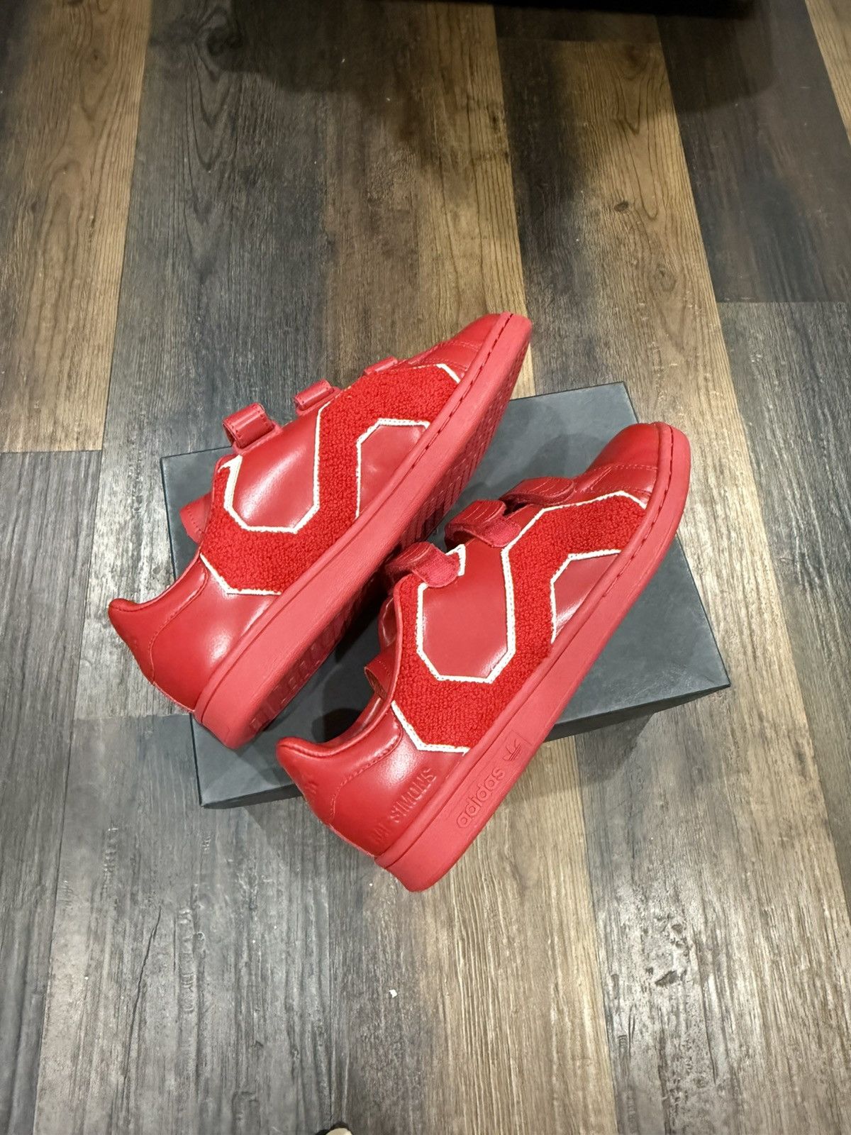 Adidas × Raf Simons Raf Simons x Stan Smith Comfort Badge ‘Power Red’ Size US 9 / EU 42 - 4 Thumbnail